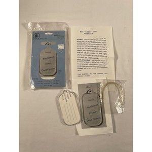 Fond Memories Acrylic Bag Tag Key Ring Blanks Set Of Two Cross Stitch Photos